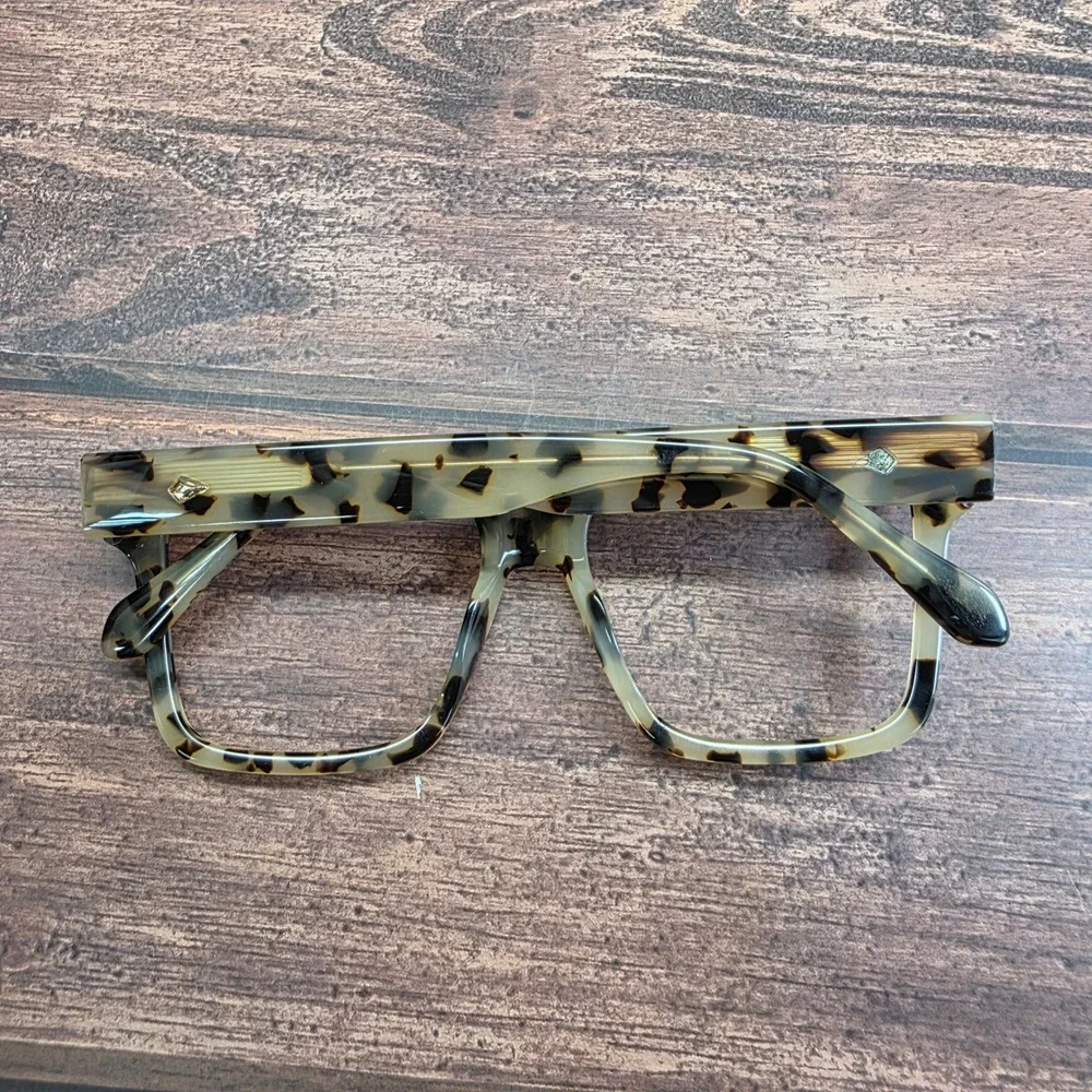 Firmoo Birthstone JudY163T C3 Tortoiseshell Square Eyeglass Frames 56-17-145